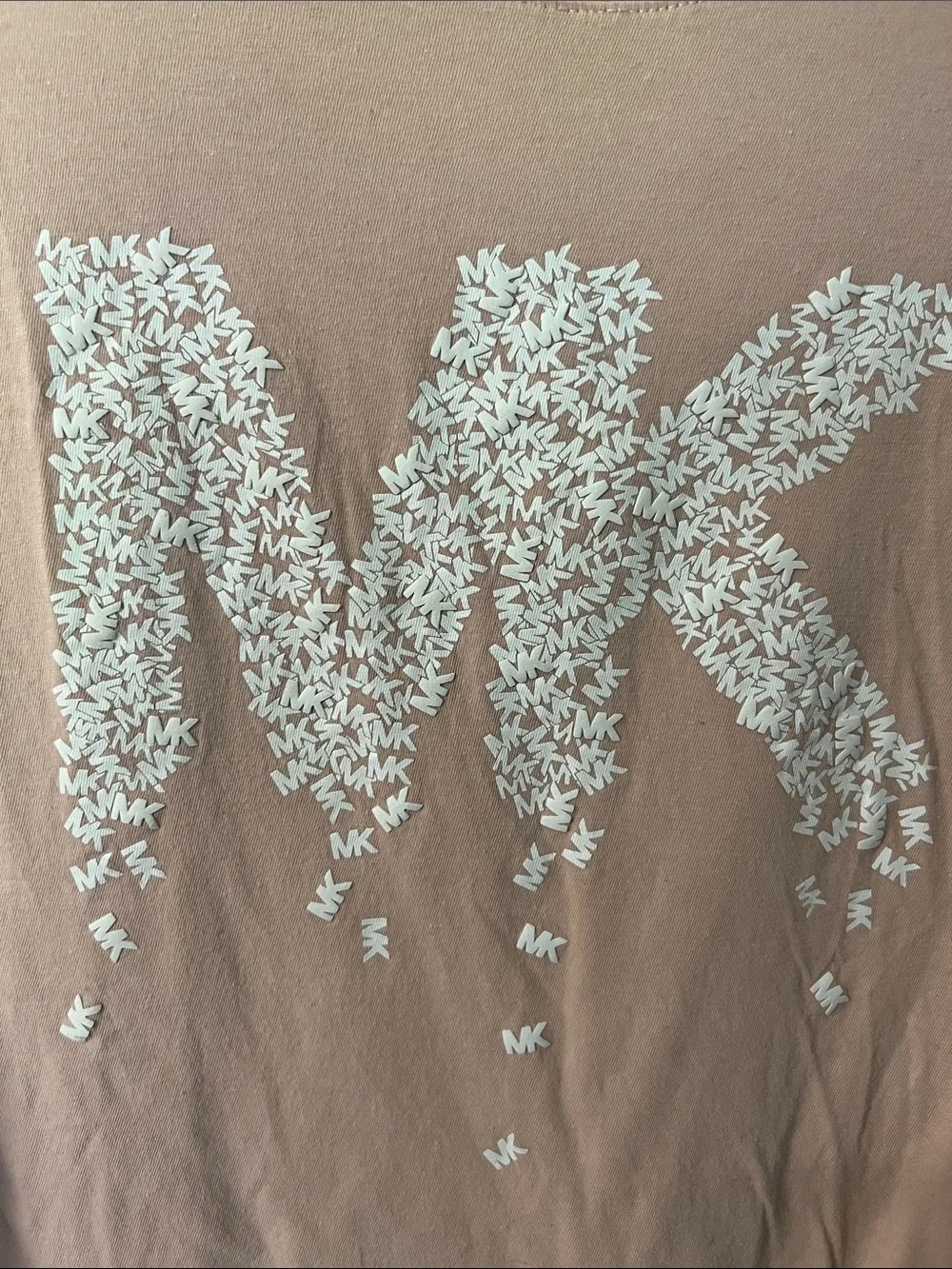 Michael Kors Dusty Rose Graphic MK Tee